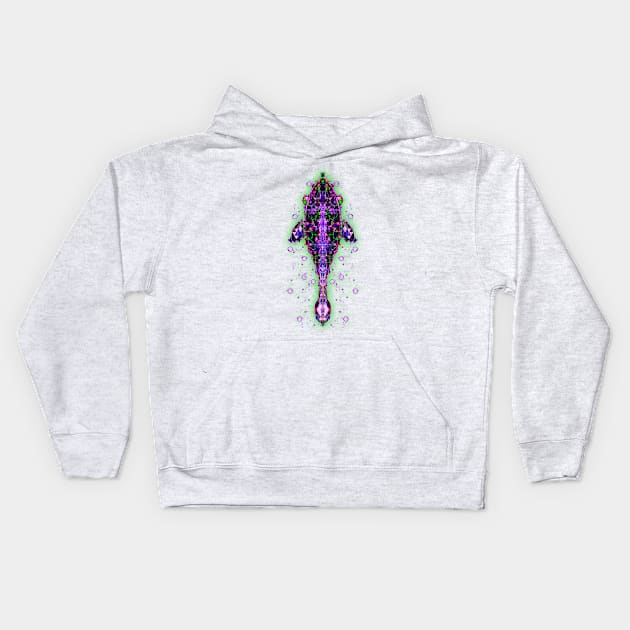 Pisces 6c Purple Kids Hoodie by Boogie 72